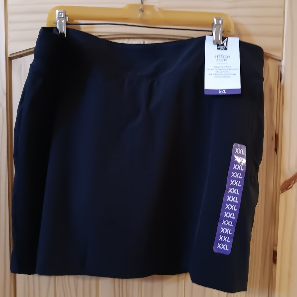 NWT Member Mark Women's Black Skort Size 2X